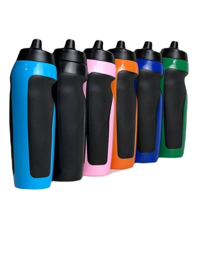 اشتري Your perfect workout buddy from SportQ Squeeze Bicycle Cup Water Bottle BPA Free Reusable Cycling Cup 600ml Notebook في مصر