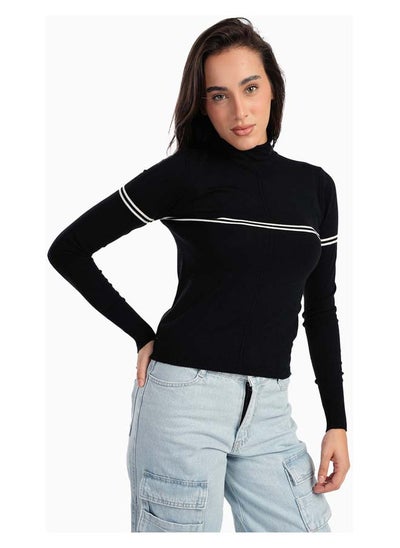 Buy Asymmetrical Slim Fit Pullover in Egypt