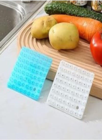 Buy Fruit and Vegetable Cleaning Brush for Kitchen, Multifunctional Bowl Brush, Bowl Brush, Vegetable and Fruit Washing Brush, Cutting Board Gap Brush (2 Pieces) in Egypt