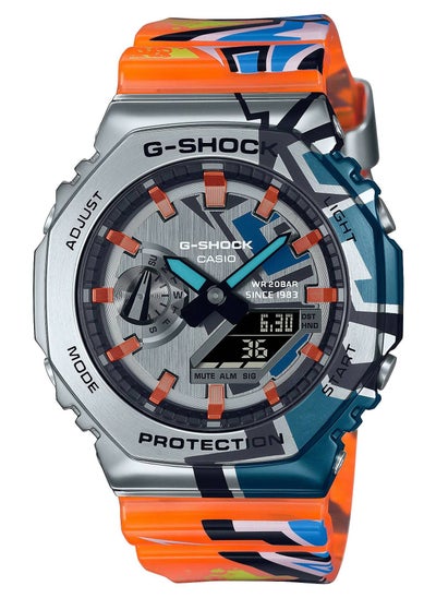 Buy Water Resistant Analog-Digital Resin Strap Watch GM-2100SS-1A in UAE