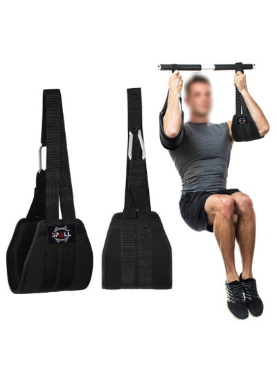 Buy Spall Hanging AB Strap For Pull Up Bar Workout Fitness Muscle Building Arm Support Gym Equipments And Abdominal Exercise Training For Men And Women in UAE