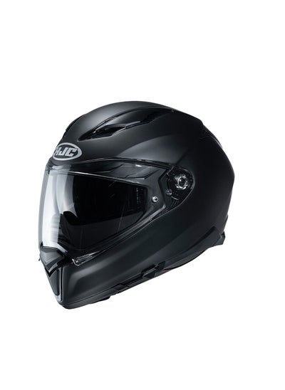 Buy HJC HELMETS F70 SOLID SEMI FLAT BLACK Large in UAE