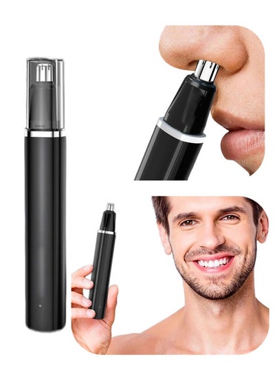 Buy Portable Multifunctional Electric Nose Hair Trimmer USB Rechargeable Nose Hair Trimmer Unisex Nostril Removal Nose Hair Nose and Ear Trimmer with LCD Display Black in Saudi Arabia