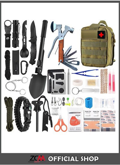 Buy Outdoor Survival Camping Hiking Emergency Survival Kit in UAE