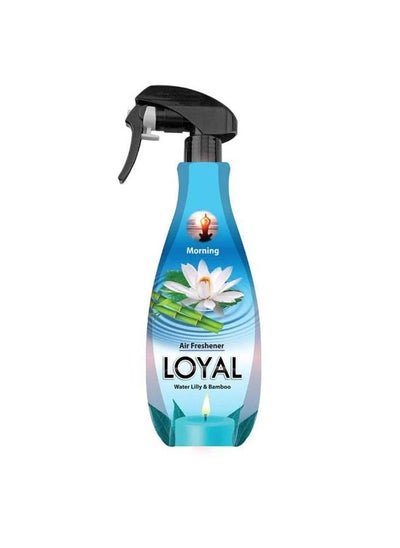 اشتري Loyal Water Lilly & Bamboo Fragrance Concentrated Air Freshener For Home, Office, Inside Car, 450ml, Morning في الامارات