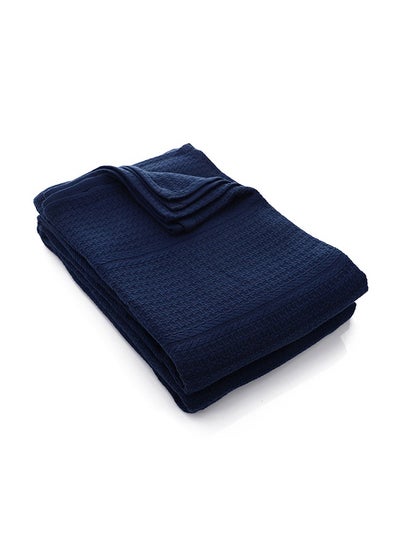 Buy MEHALLA Bed Cover - Doby -  Navy in Egypt