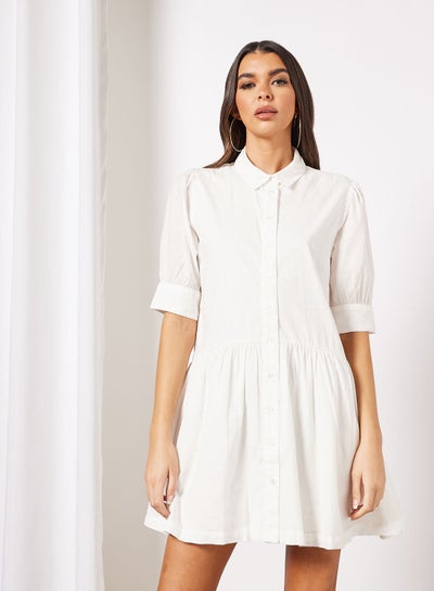 Buy Solid Shirt Dress in Egypt