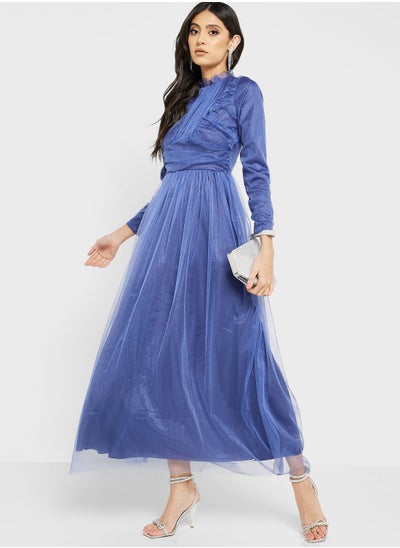 Buy Ruched Detail A-Line Dress in Saudi Arabia