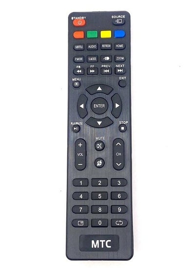 Buy Mtc Dansat 2018 Asianet Hd Set Top Box Suitable For Your Tv Remote Controller Black in Saudi Arabia