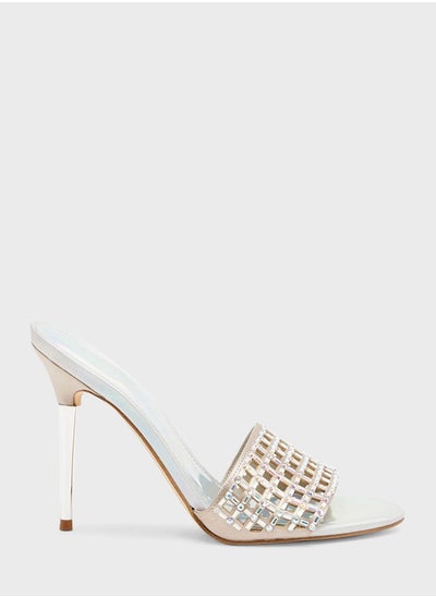 Buy Mably Studded Heel Sandals in Saudi Arabia