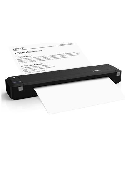 Buy HPRT MT800 Thermal Transfer Portable Printer Support 8.5" X 11" US Letter & A4 Paper Bluetooth Wireless Travel Printer Compatible with Android and iOS,Suitable for On The Go in UAE
