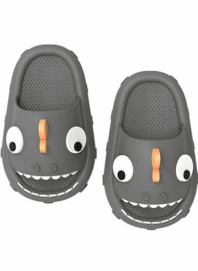 اشتري Dinosaur Cute Slippers Cloud Slides for Kids,Unisex Lightweight Sole Shoes Anti-slip Open Toe Summer Novelty Casual Beach Swimming Pool Bath في الامارات