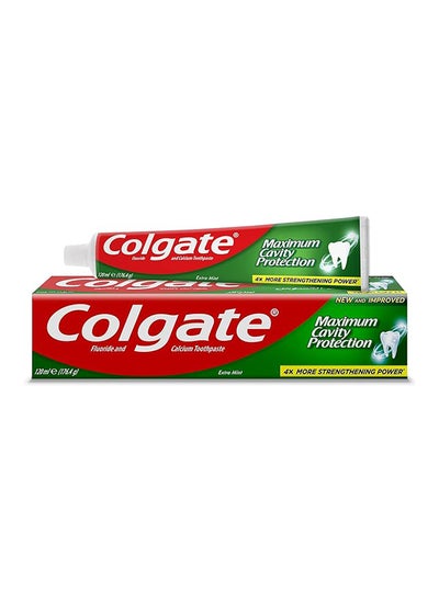 Buy Maximum Cavity Protection Extra Mint Toothpaste White 120ml in Saudi Arabia