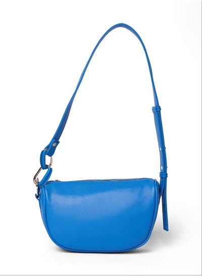 Buy Elegant Faux Leather Bag With A Modern Shape And A Shoulder Strap With 3 Metal Rings in Egypt