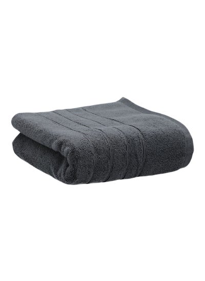 Buy Borabora Luxurious Cotton Absorbent Hand Towel Dark Grey 50 x 100 cm in Saudi Arabia