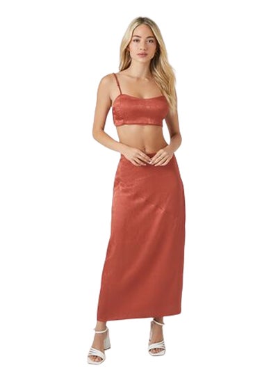 اشتري Satin Maxi Slip Skirt في مصر