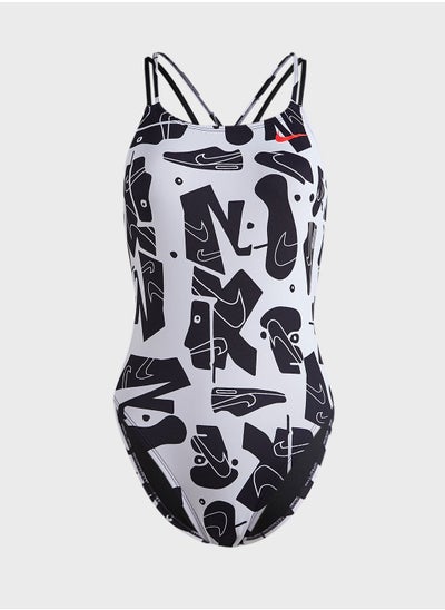 Buy Logo Spiderback One Piece Swimsuit in Saudi Arabia