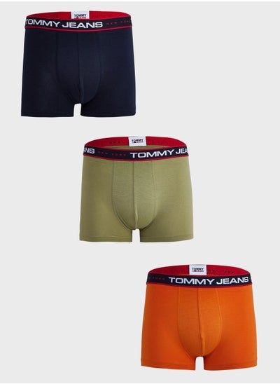 Buy 3 Pack Logo Band Trunks in UAE