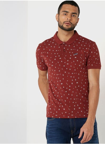 Buy Printed Polo Shirt in UAE