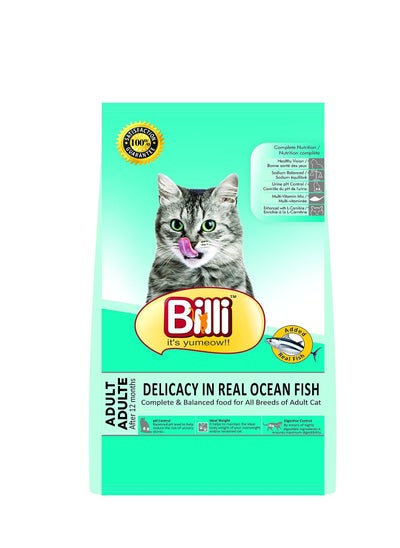 Buy Adult Real Ocean Fish Cat Food 1.5kg in UAE