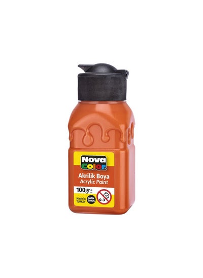 Buy Acrylic Paint Bottle Orange in Egypt