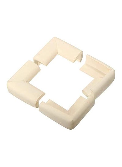 Buy 4PCS Baby Child Infant Kids Safety Safe Table Desk Corner Bumps Cushion Guards Protector,Ivory in Egypt