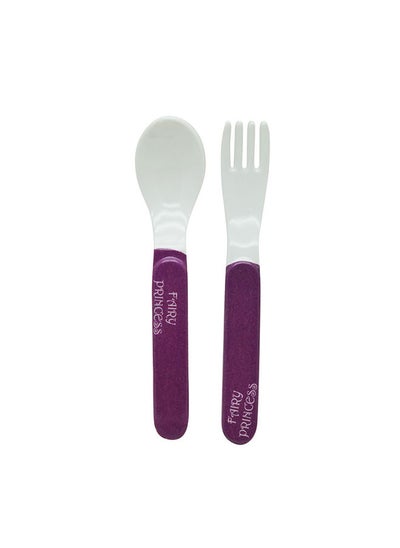 Buy Dinewell Kids Spoon & Fork Set Spoon Fairy Princess, Dwc2148Fap, 6'' in UAE