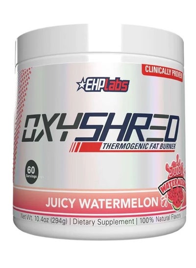 Buy Oxyshred Thermogenic Fat Burner Juicy Watermelon 60 Servings 294g in UAE