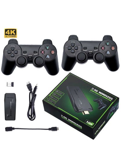 Buy Wireless Retro Game Console,Plug and Play Video Game Stick Built in 10000+ Games,9 Classic Emulators, with Dual 2.4G Wireless Controllers(64G) in Saudi Arabia
