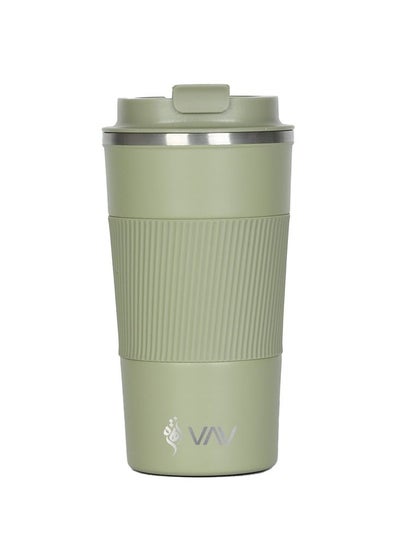 Buy Travel Coffee Mug Stainless Steel Vacuum Ice and Hot Drinks Insulated Tumbler for Home Office Outdoor Works in UAE