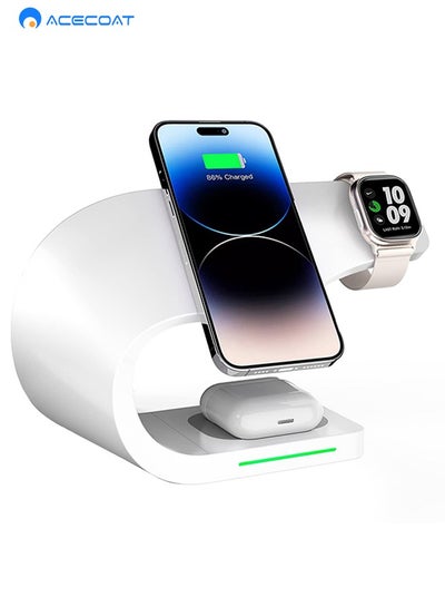 Buy Fast Wireless Charger for MagSafe,Qi Certified Wireless Charging Stand Compatible iPhone 15/14/13/12/11 Pro/XS Max/XR/8, Samsung Galaxy S23/S22/S21/S20/S10/S9/Note 20/10 and Qi-Enabled Phone in Saudi Arabia