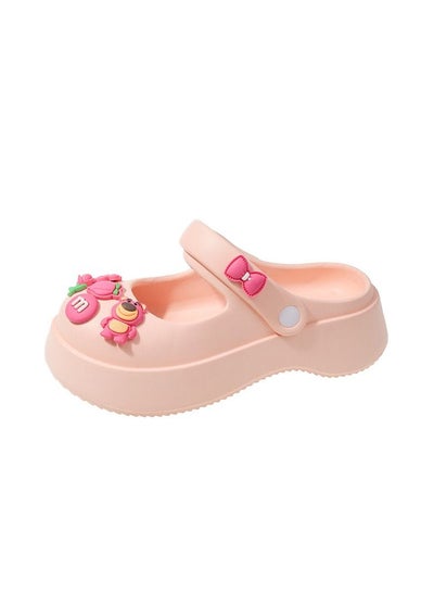 Buy New Platform Cute Women's Slippers Height-Raising Beach Shoes in UAE