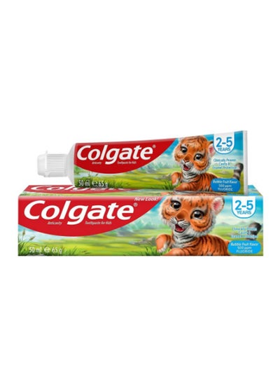 Buy Colgate Toothpaste for Kids - Bubble Fruit Flavor - 2 to 5 Yrs in UAE