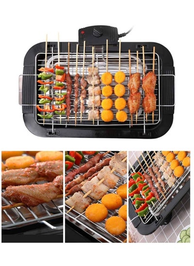 اشتري Smoke-less BBQ Grill Portable Tabletop Electric Griddle Removable في الامارات