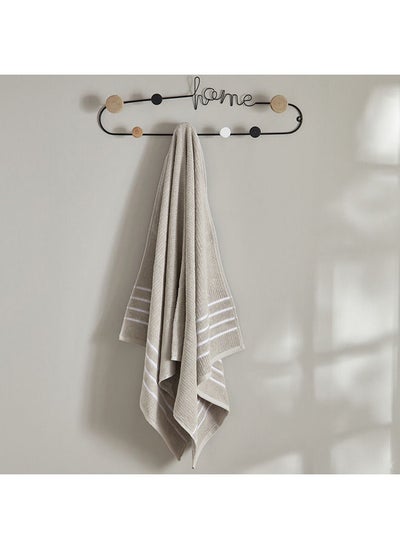 اشتري Mateo Ribbed Cotton Bath Towel 136 x 68 cm في الامارات