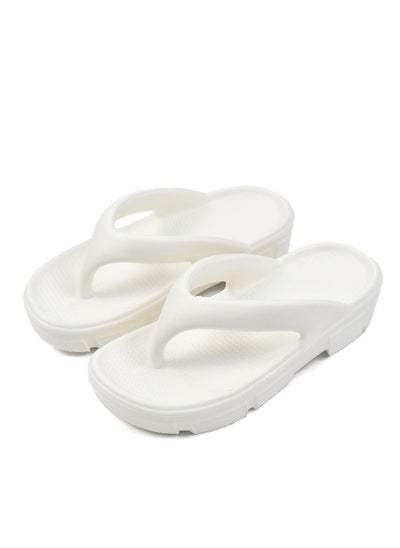 Buy Women's Rubber Flip Flops white 2024 in Egypt