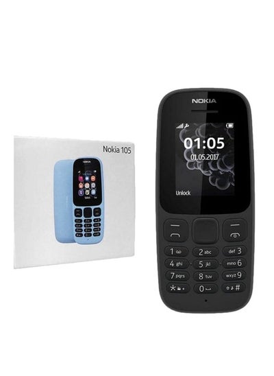 Buy Nokia 105 Dual Sided Phone Black 4MB in Saudi Arabia