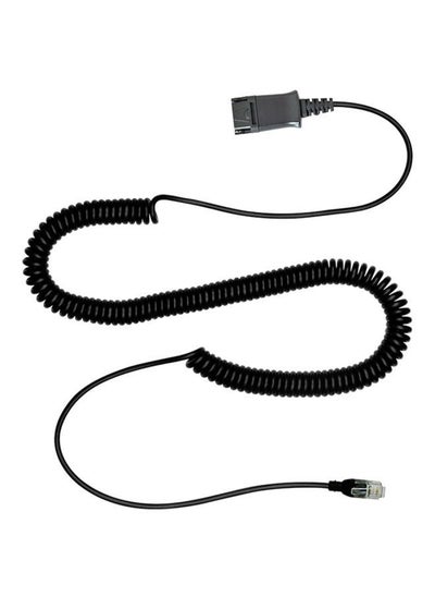 Buy Stretchable Headset Cable Black in UAE