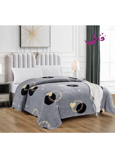 Buy 1 Piece Soft Bed Polyester Blanket king Size 200*220 cm in Saudi Arabia