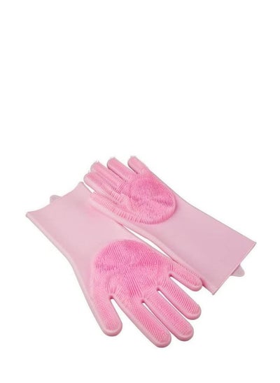 Buy Silicone Dish Washing Gloves Multicolour in Egypt