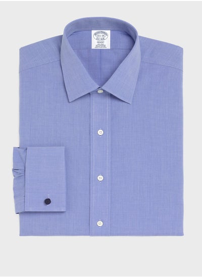 Buy Slim Fit Spread Collar Shirt in UAE