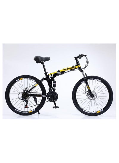 Buy STEAL FLIXABLE Road aluminum sports bike YELLOW color in Saudi Arabia