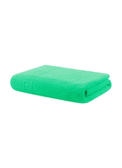 Buy Solid Green 100% Cotton Hand Towel Gym Towel Face Towel in UAE