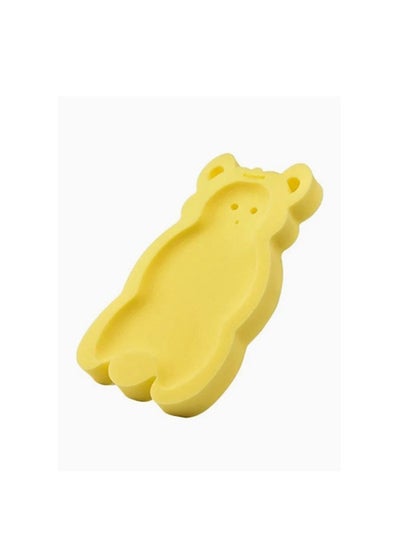 اشتري Bear Shaped Anti Slip Baby Comfortable Cushioned Sponge Safety Bath Mat في السعودية