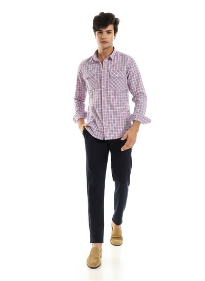 Buy Soft Pink Buttoned Shirt with Pockets in Egypt