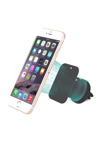 اشتري Universal Magnetic Car Vent Mount 360 Degree Rotation and Adjustable Vent Mount Holder Black في الامارات