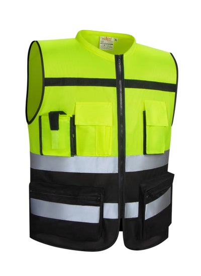 Buy Lumina Black Safety Vest Jacket in UAE