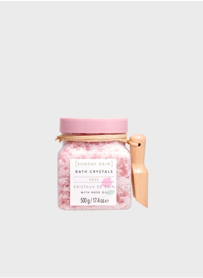 Buy Sunday Rain Rose Bath Crystals in UAE