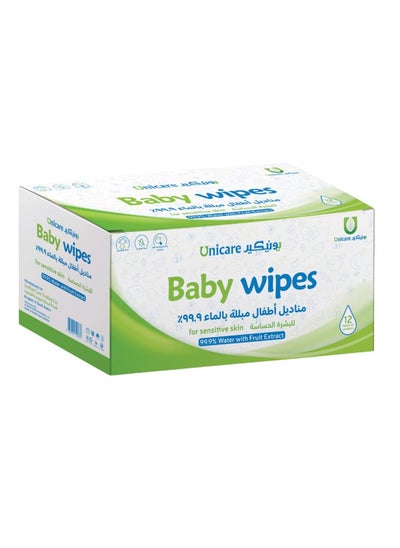 Buy Baby Wipes 468 g 12 pk of 64 Wipes -Olive oil in Saudi Arabia