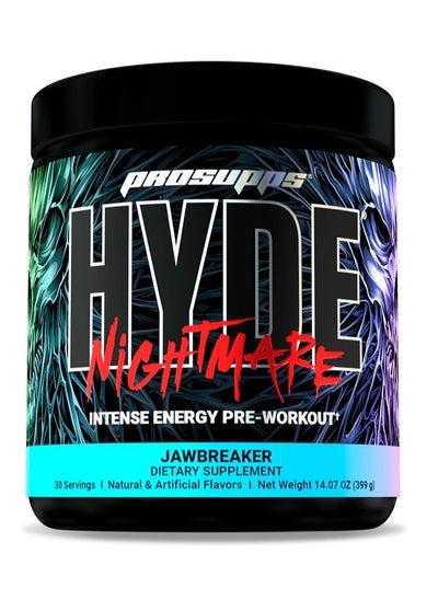 اشتري PROSUPPS Hyde Nightmare Pre-workout 30 Serving Jawbreaker في الامارات